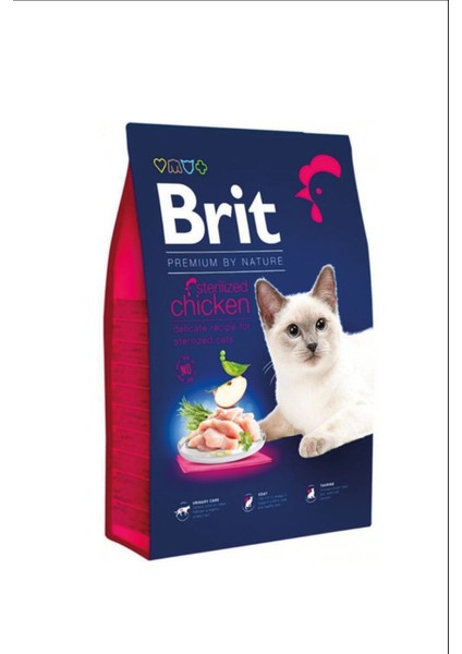 Kısırlaştırılmış Tavuklu Kedi Maması 8kg