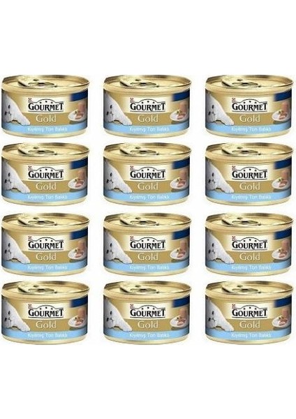 Gourmet Gold Kıyılmış Ton Balığı Etli Kedi Konservesi 85 gr x 12'li Paket fiyatları