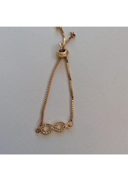 Sonsuzluk Ayarlanabilir Bileklik Altın Renk