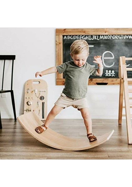 Denge Tahtası Balance Board Doğal Ahşap Oyuncak - Yoga ve Pilates modelleri