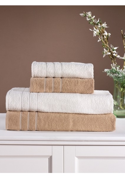 Pamuklu4'lü Banyo Havlu Seti Hamam Takımı Seti Günlük Çeyizlik Banyo Havlusu fiyatları