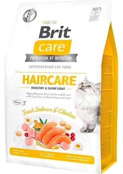 Haircare Hypo-Allergenic Deri ve Tüy Sağlığı Için Tahılsız Yetişkin Kedi Maması 2kg