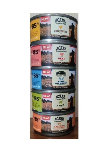 Asvet Acana Premium Karışık Kedi Konservesi