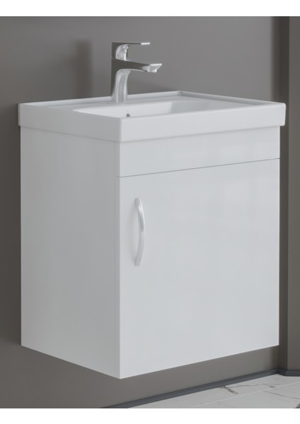 Luzia 50 cm Banyo Dolabı (Lavabo Dahil, Ayna Dahil) modelleri
