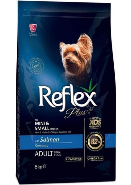 Plus Somonlu Mini ve Küçük Irk Yetişkin Köpek Maması 8 kg