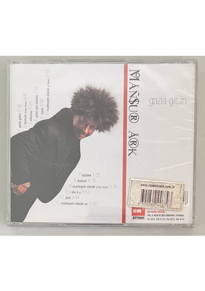 Mansur Ark Gazla Gitsin CD (Jelatininde Orijinal 2004 Dönem Baskı Cd) fiyatları