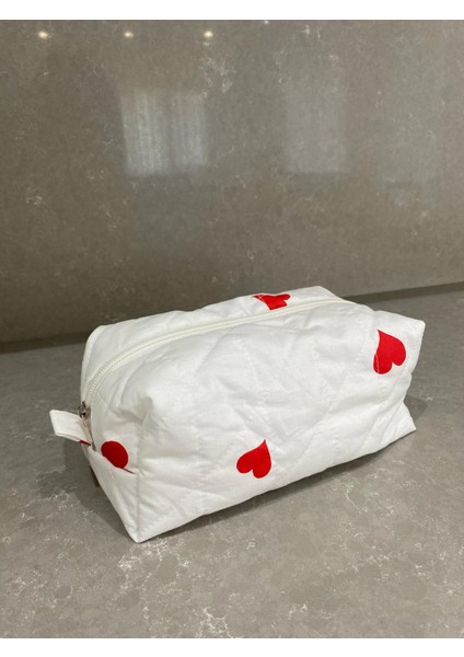Kalp Model Çok Amaçlı Makyaj Çantası