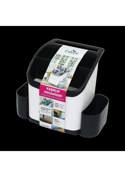 Plastik Kaşıklık Organizer Tezgah Üstü (5047)