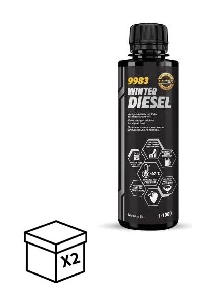 MN9983-0.250 ml Pet Wınter Dıesel 0.250 ml 2 Adet