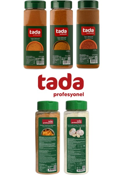 Profesyonel Müthiş 5'li Baharat Seti