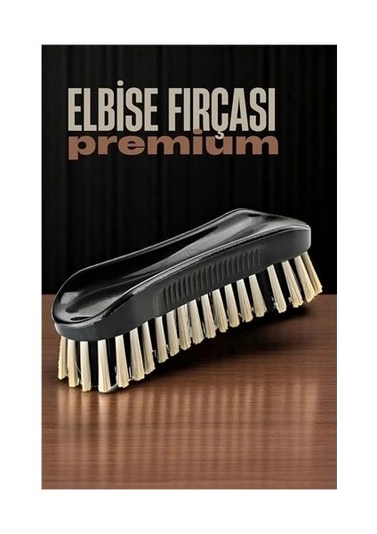 Sert Kıllı Elbise Fırçası - Pantolon Paça Fırçası - Ayakkabı Bot Süet Nubuk Fırçası