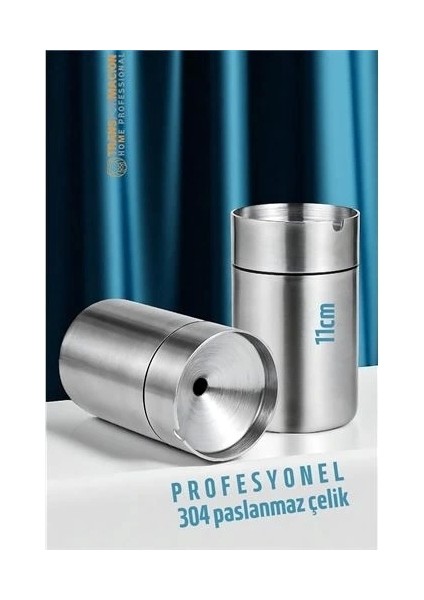 Duman Vermeyen At Sönsün Küllük - Çelik Metal Kül Tablası -Masaüstü Küllük fiyatları