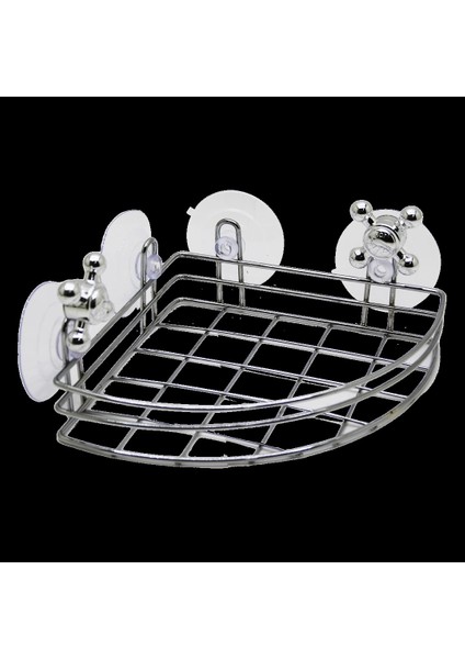 Krom Banyo Köşe Raf Üçgen (5047)