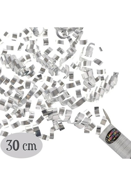 Gümüş Renk Konfeti 30 cm (5047)