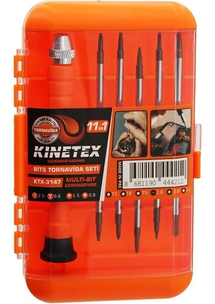 11IN1 Saatçi - Telefoncu Bits Tornavida Seti (5047)