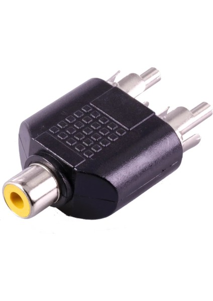 1 Rca Dişi / 2 Rca Erkek Çevirici Jack (5047)