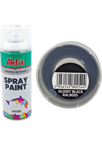Sprey Boya Parlak Siyah 400 ml 1 Adet Gönderilir
