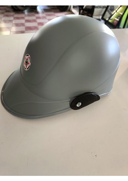 Motosilet Jokey Kaskı Gri Renk modelleri