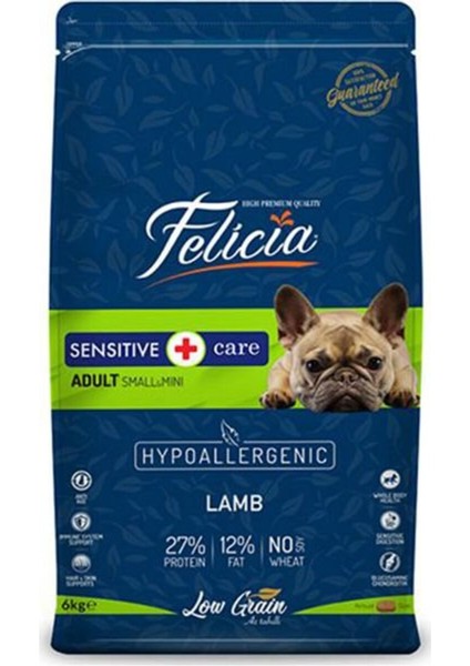 Düşük Tahıllı Hipoalerjenik Kuzu Etli Küçük Irk Yetişkin Köpek Maması 3 kg - Farmapets