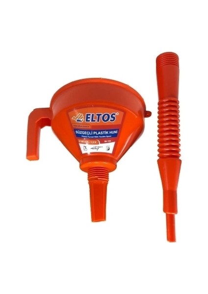 Plastik Süzgeçli Huni 1.2lt x 160MM (5047)