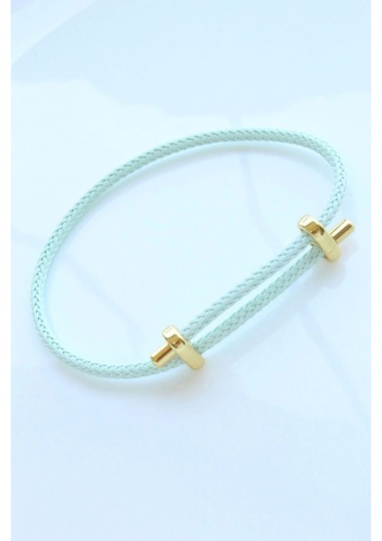 Yeni Sezon Renkli Ayarlanabilir Çelik Detaylı Örme Ip Bileklik fiyatları