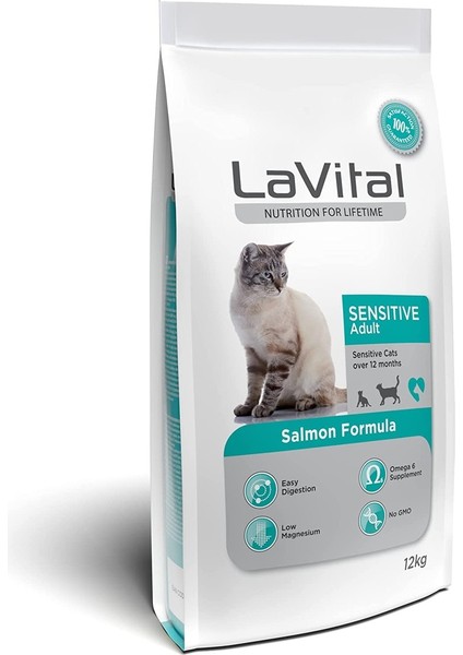 Sensitive Adult Salmon Formula, 12 kg modelleri