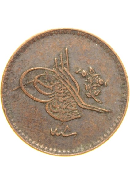 Sultan Abdülmecid 1255/8 Bakır 5 Para - Çil Altı - Ça fiyatları