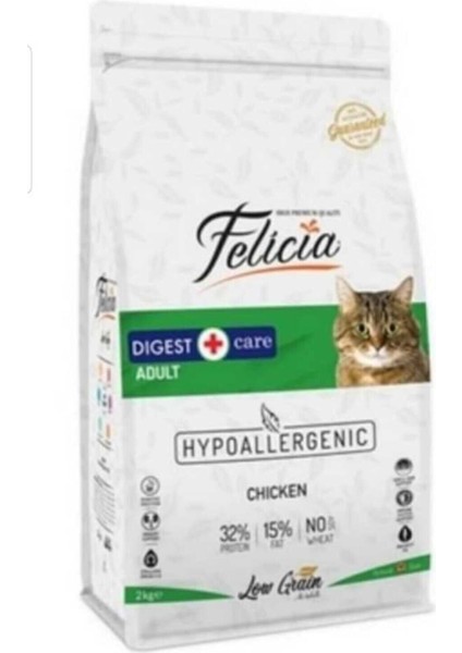 Düşük Tahıllı Hipoalerjenik Tavuklu Yetişkin Kedi Maması 12 kg