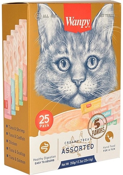 Karışık Sıvı Kedi Ödülü 25 x 14 gr fiyatları