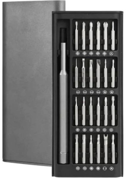 25 Parça 24 Farklı Uçlu Mıknatıslı 25 In 1 Tornavida Seti (5047)