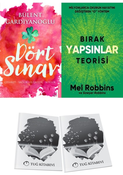 Dört Sınav: Cesaret-Sağlık-Ilişkiler-Bolluk ve Bırak Yapsınlar Teorisi + Hediyeli
