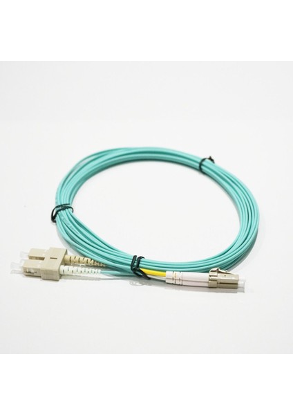 Fiber Optik Patch Kablo Lcupc/scupc Dx mm 5mt 50/125 Om2 Lszh Turkuaz