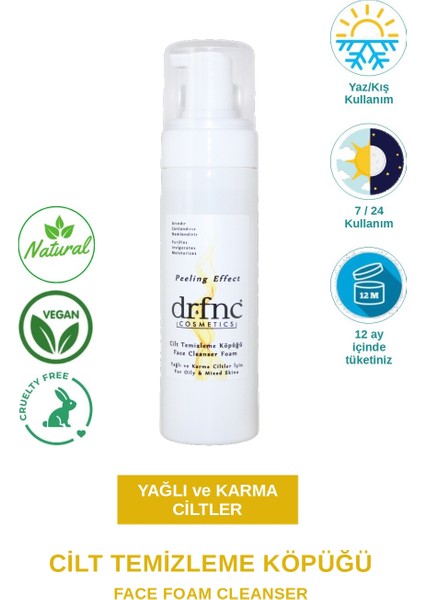 Cilt Temizleme Köpüğü (Yağlı ve Karma Ciltler Için) 200 ml fırsatları