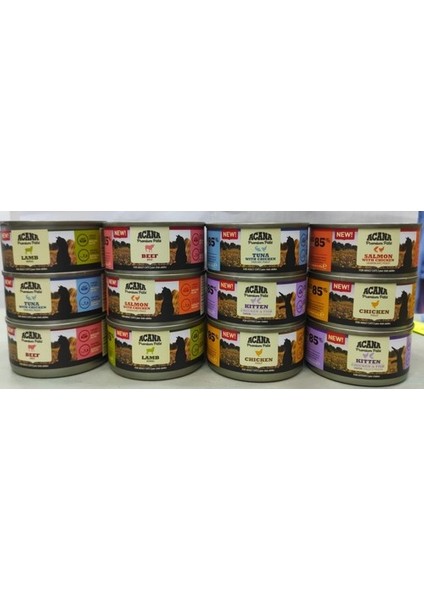 Pate (Ezme) Karışık Kedi Konservesi 85 gr x 12 Adet