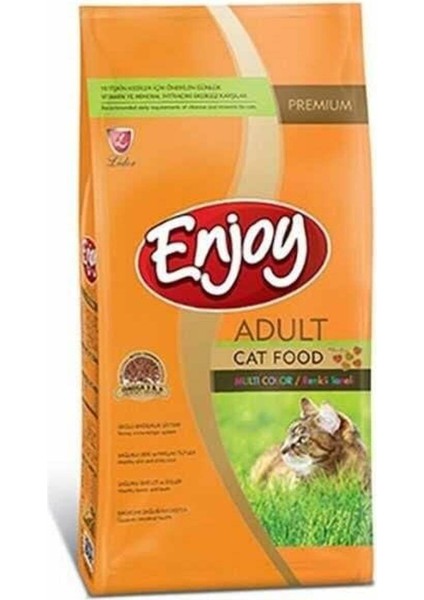 Multi Color Yetişkin Kedi Maması 15 kg - Petshopundan