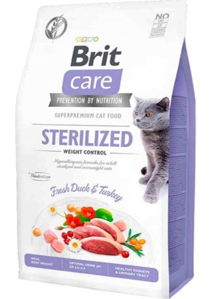 Tahılsız Sterilised Kilo Dengeleyici Ördekli Kısır Kedi Maması 2 kg