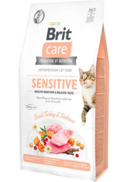Care Grain Taze Hindili ve Somonlu Tahılsız Kedi Maması 2 kg