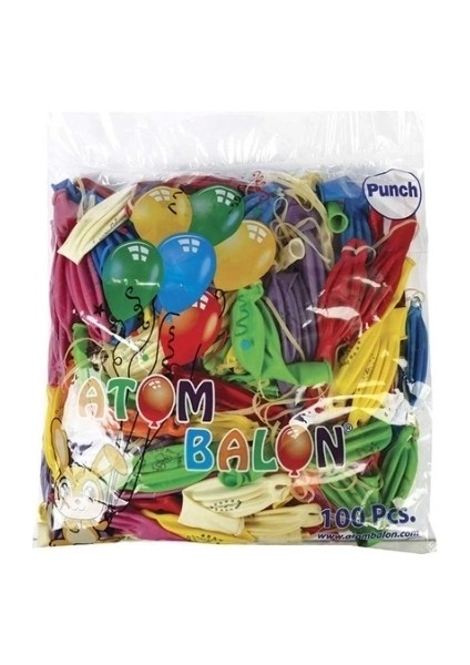 Punch - Büyük Balon 100 Parça (5047)