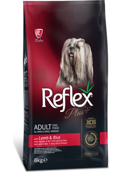 Plus Kuzu ve Pirinç Küçük Irk Yetişkin Köpek Maması 8 kg