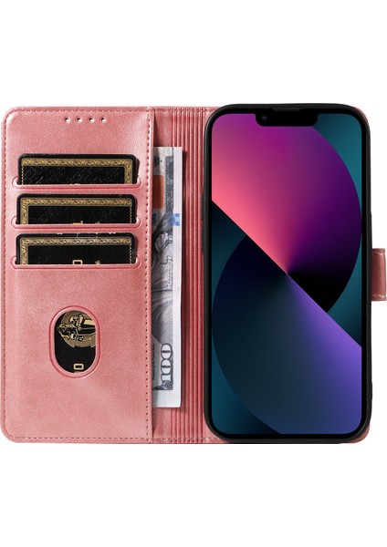 iPhone 15 Deri Dana Dokulu Kapaklı Cüzdan Telefon Kılıfı (Yurt Dışından) fiyatları