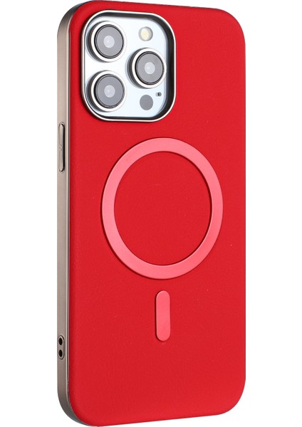 iPhone 15 Pro Elektroliz Kaplama Pu + Tpu Telefon Arka Kapağı Magsafe ile Uyumlu (Yurt Dışından) fiyatları