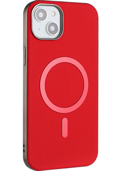 iPhone 15 Elektroliz Kaplama Pu + Tpu Telefon Arka Kapağı Magsafe ile Uyumlu (Yurt Dışından) fiyatları