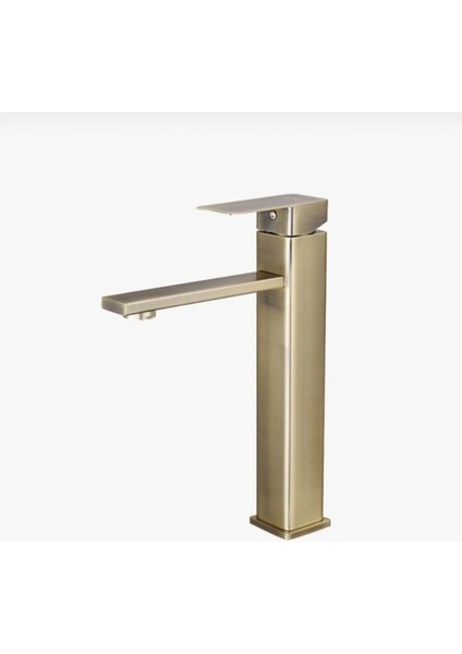Mat Gold Çanak Lavabo Mat Altın Çanak Musluğu Fırçalanmış Altın Çanak Lavabo Armatür