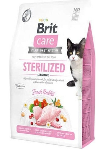 Tahılsız Tavşan Etli Kısırlaştırılmış Yetişkin Kedi Maması 2 kg