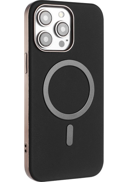 iPhone 15 Pro Elektroliz Kaplama Pu + Tpu Telefon Arka Kapağı Magsafe ile Uyumlu (Yurt Dışından) fiyatları