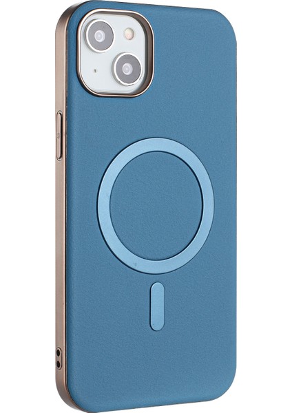 iPhone 15 Elektroliz Kaplama Pu + Tpu Telefon Arka Kapağı Magsafe ile Uyumlu (Yurt Dışından) fiyatları