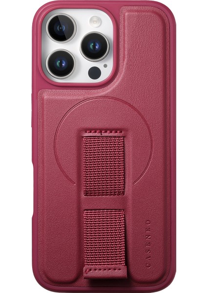 iPhone 15 Pro Manyetik Kılıf Bileklik Pu Deri + Pc Darbeye Dayanıklı Telefon Kılıfı (Yurt Dışından) fiyatları