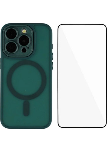 iPhone 14 Pro Max Pc Tpu Telefon Kılıfı ve Ekran Filmi (Magsafe ile Uyumlu) (Yurt Dışından)