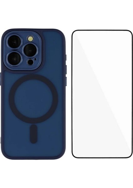 iPhone 14 Pro Max Pc Tpu Telefon Kılıfı ve Ekran Filmi (Magsafe ile Uyumlu) (Yurt Dışından)