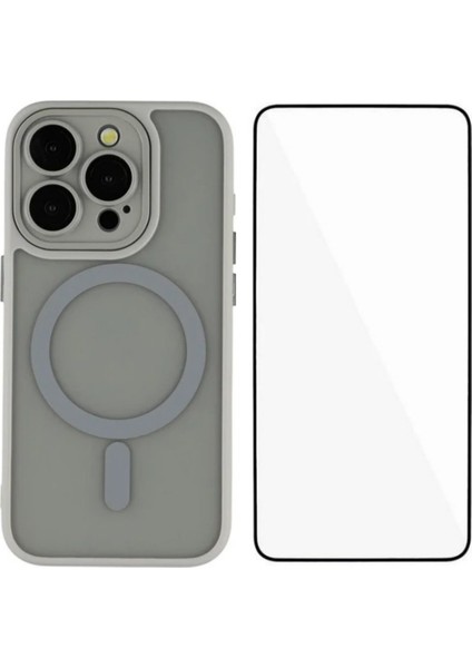 iPhone 14 Pro Max Pc Tpu Telefon Kılıfı ve Ekran Filmi (Magsafe ile Uyumlu) (Yurt Dışından)